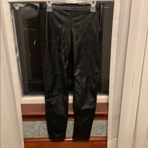 PLEATHER H&M PANTS